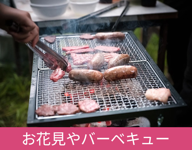 お花見やバーベキュー